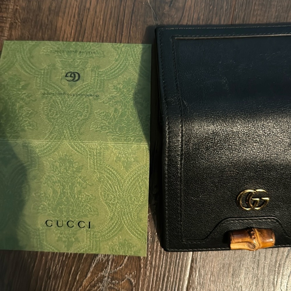 Gucci bamboo Diana wallet